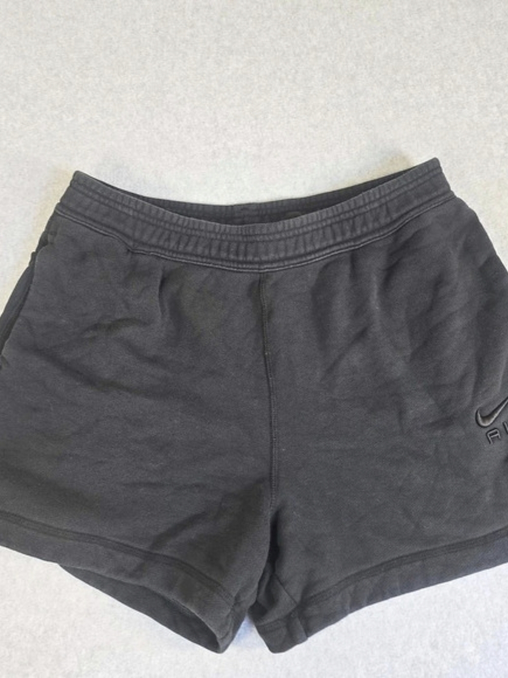 Nike Air Men’s Large Black French Terry Shorts
